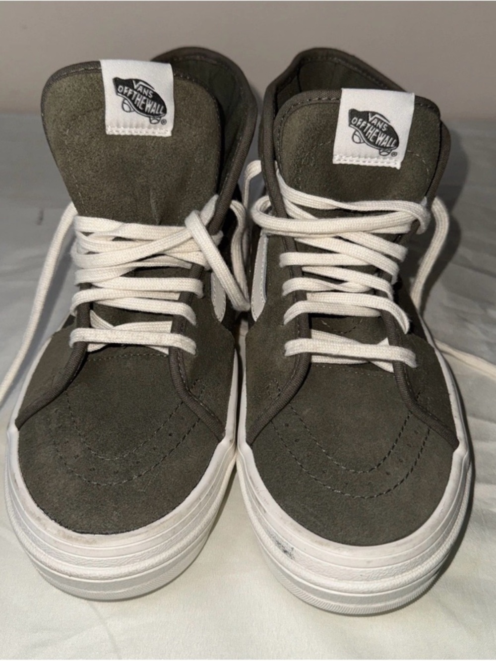 New Vans Off the Wall Sk8-Hi Sneakers Green men’s 6.5 , Women’s 8.0